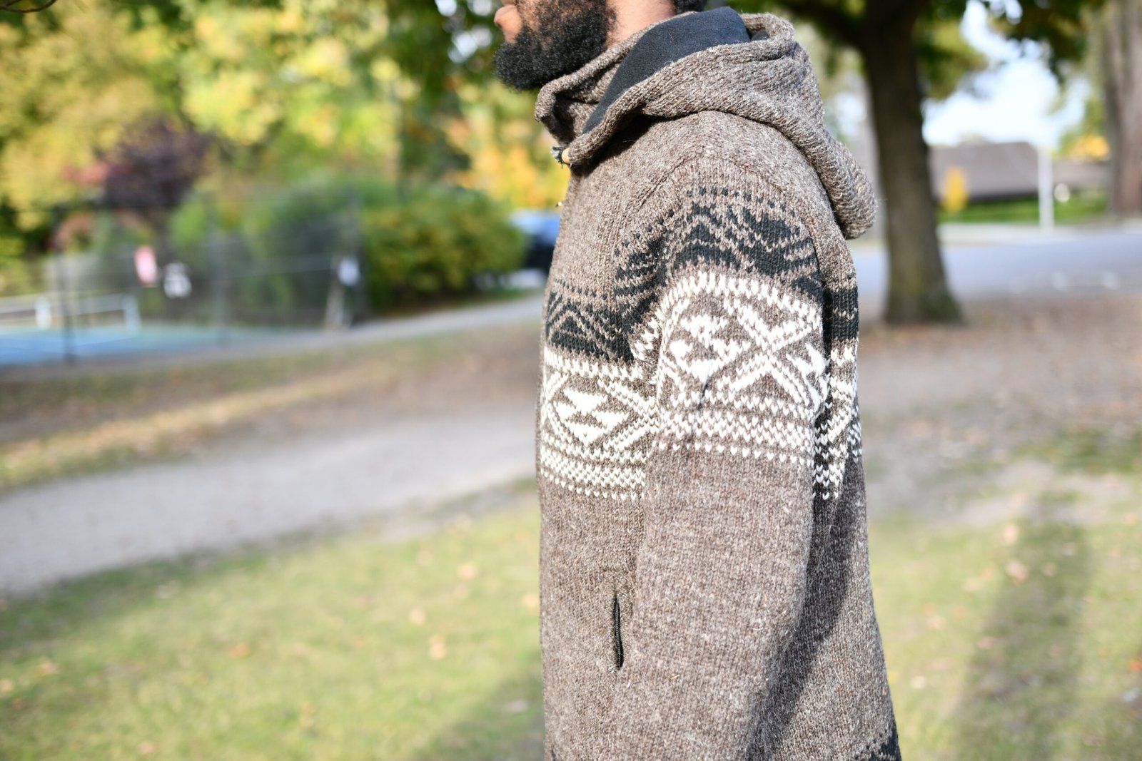 Gray cross Jacket - Image 3