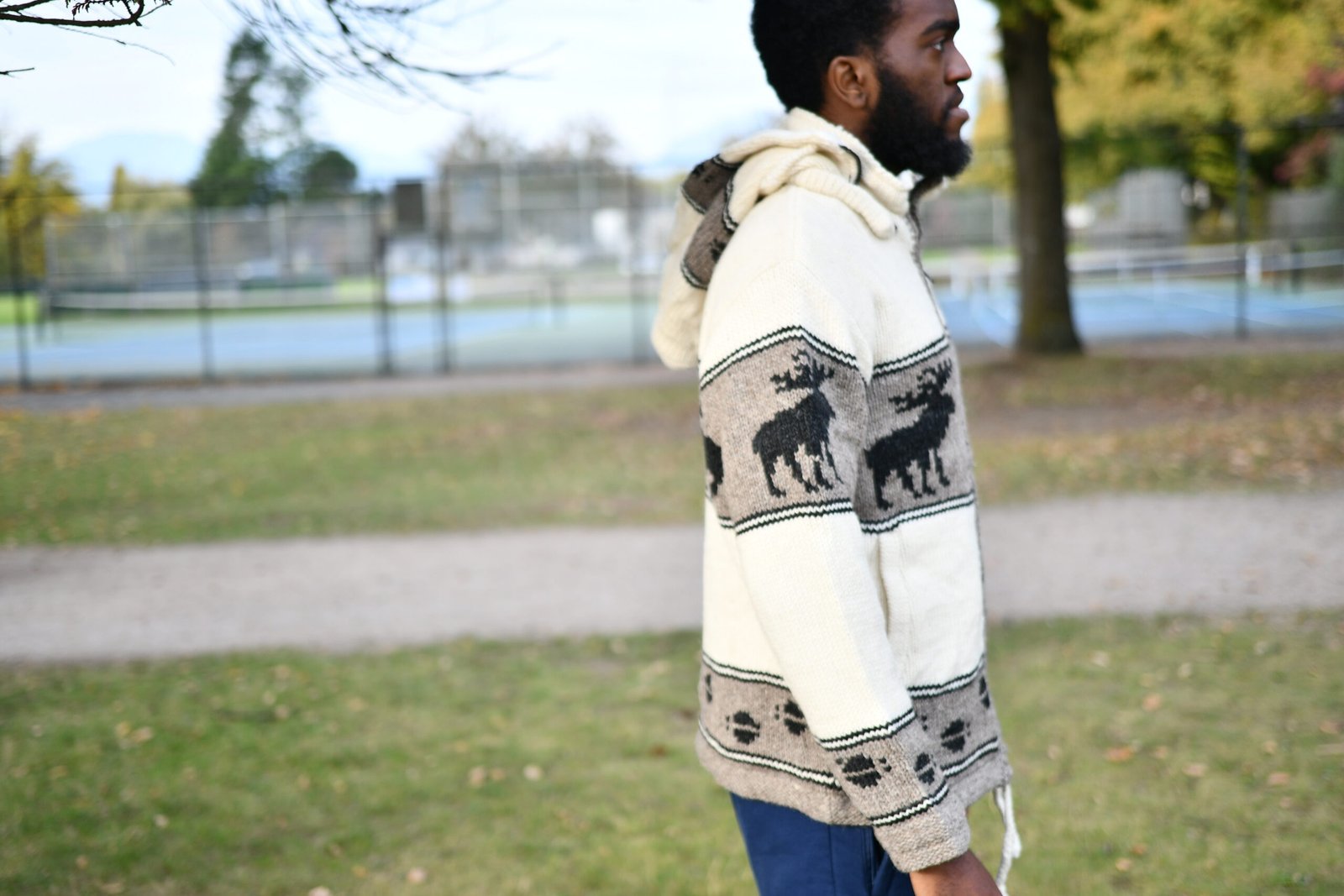 Cream Moose Wool Jacket - Image 5