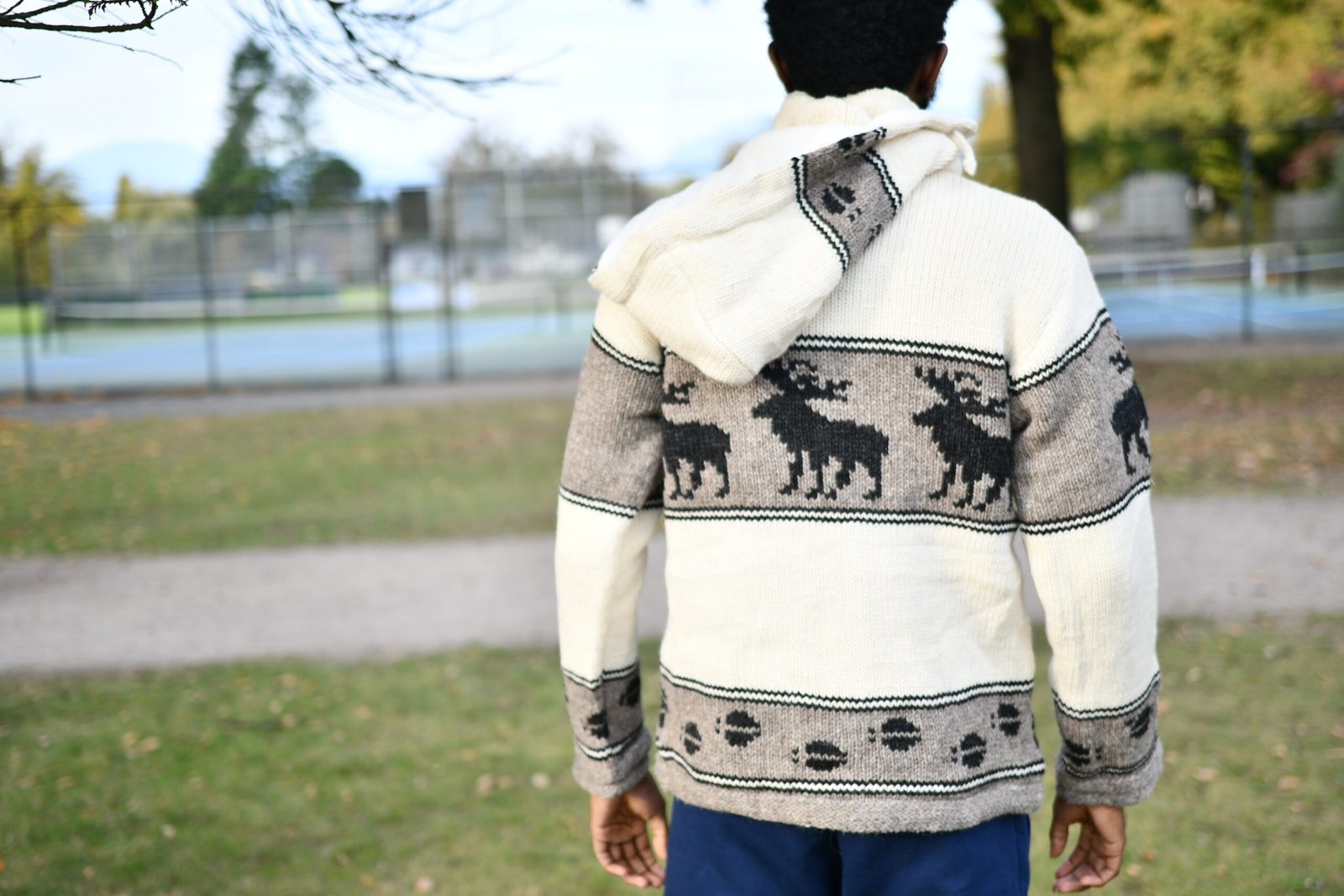 Cream Moose Wool Jacket - Image 2