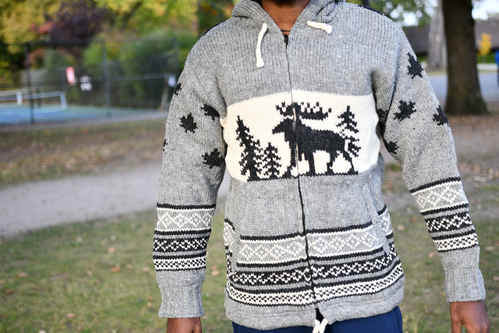 Gray Moose Wool Jacket