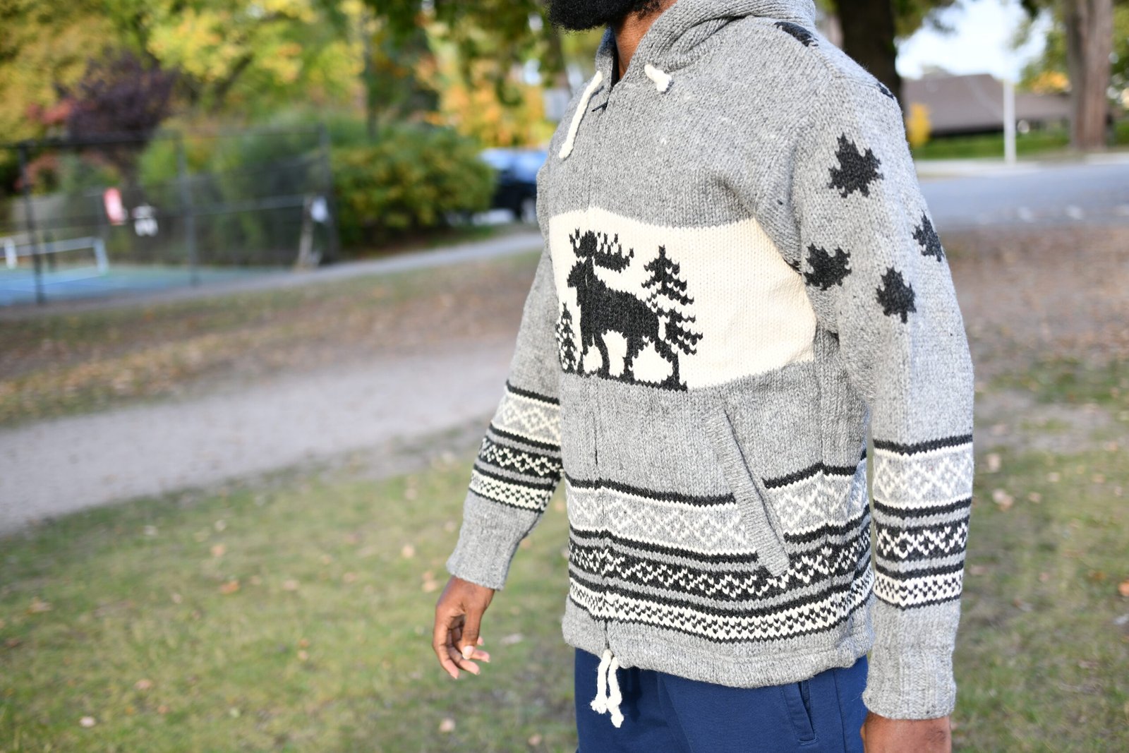 Gray Moose Wool Jacket - Image 4