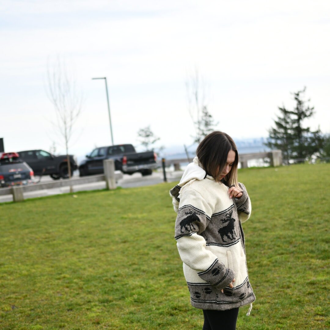 Cream Moose Wool Jacket