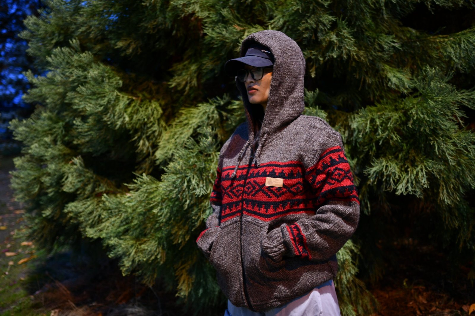 Red Nordic Wool Jacket