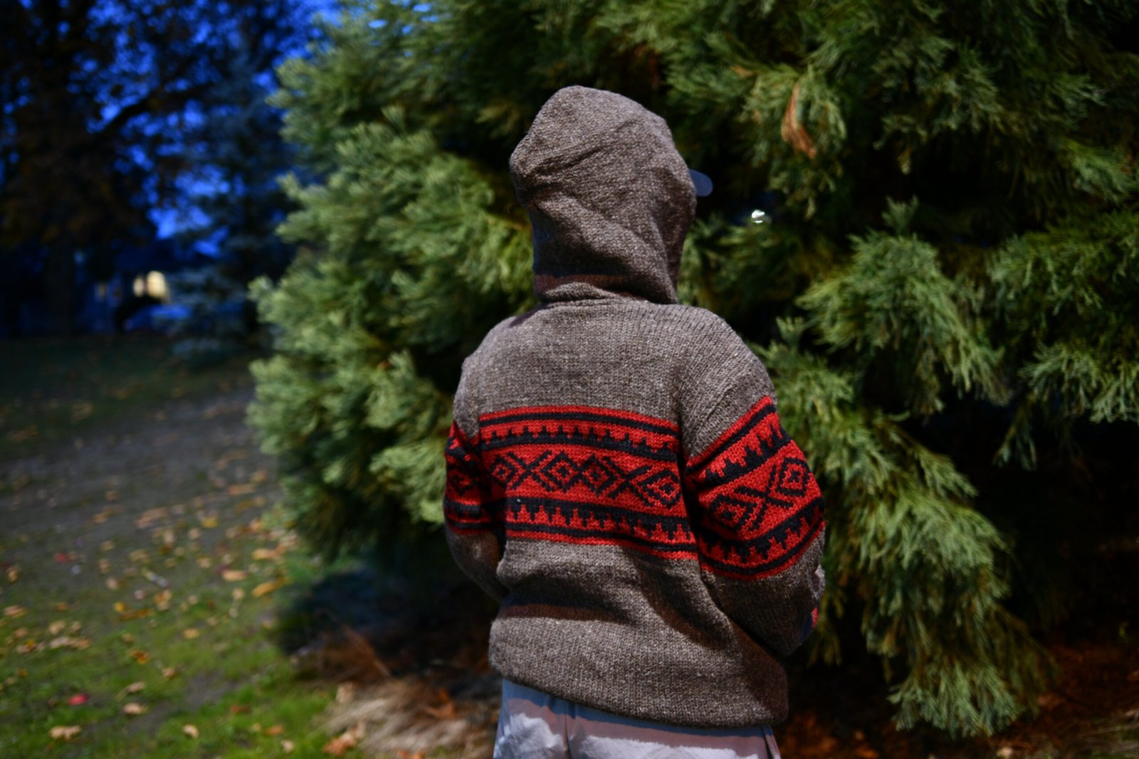 Red Nordic Wool Jacket - Image 3