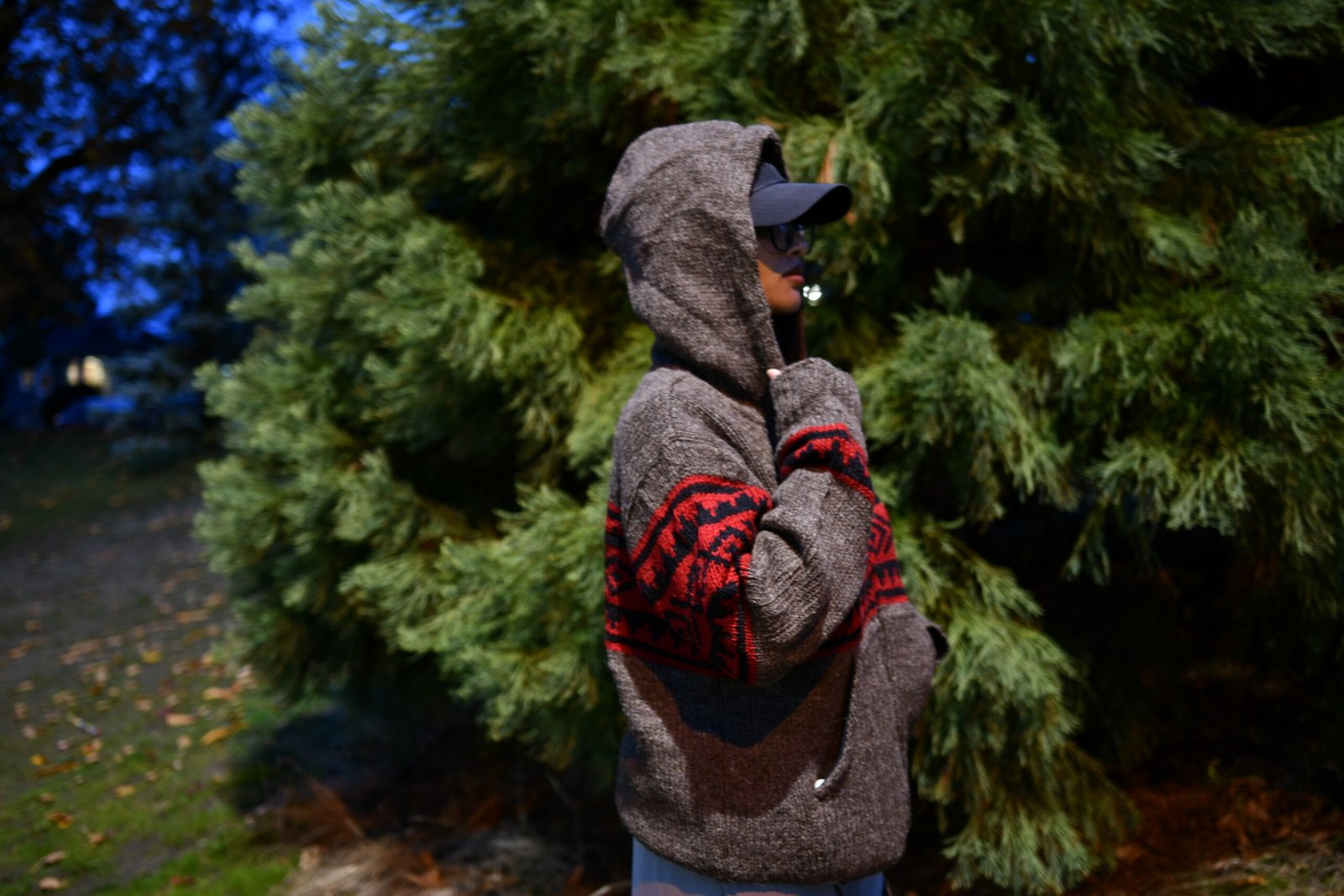 Red Nordic Wool Jacket - Image 4