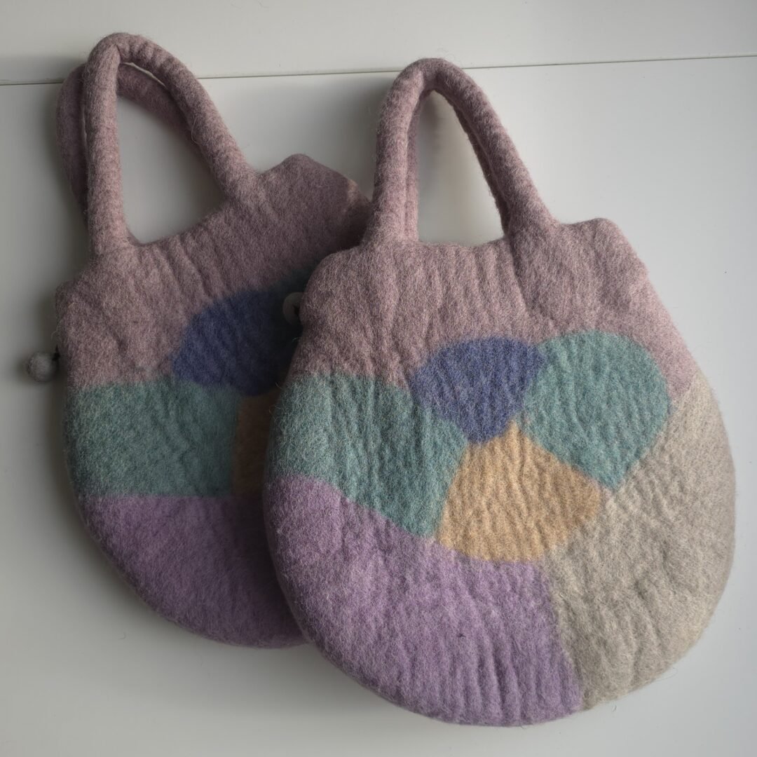 Pastel Wool Bag