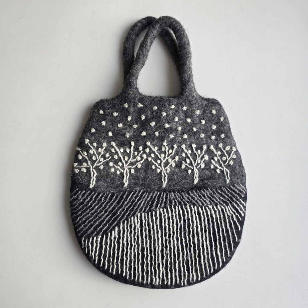 Winter Grove Felt Bag