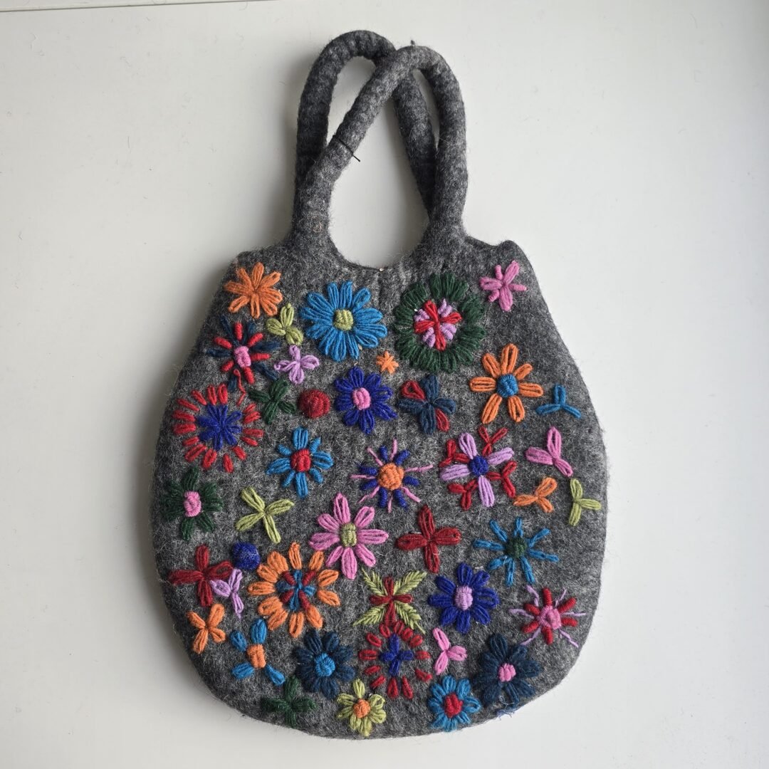 Meadow Bloom Felt Bag