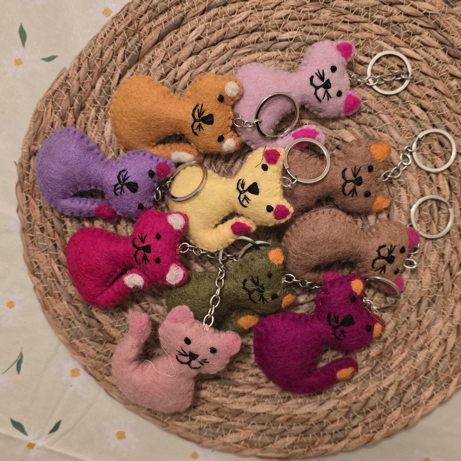 Felt Bear Keyring - Image 3