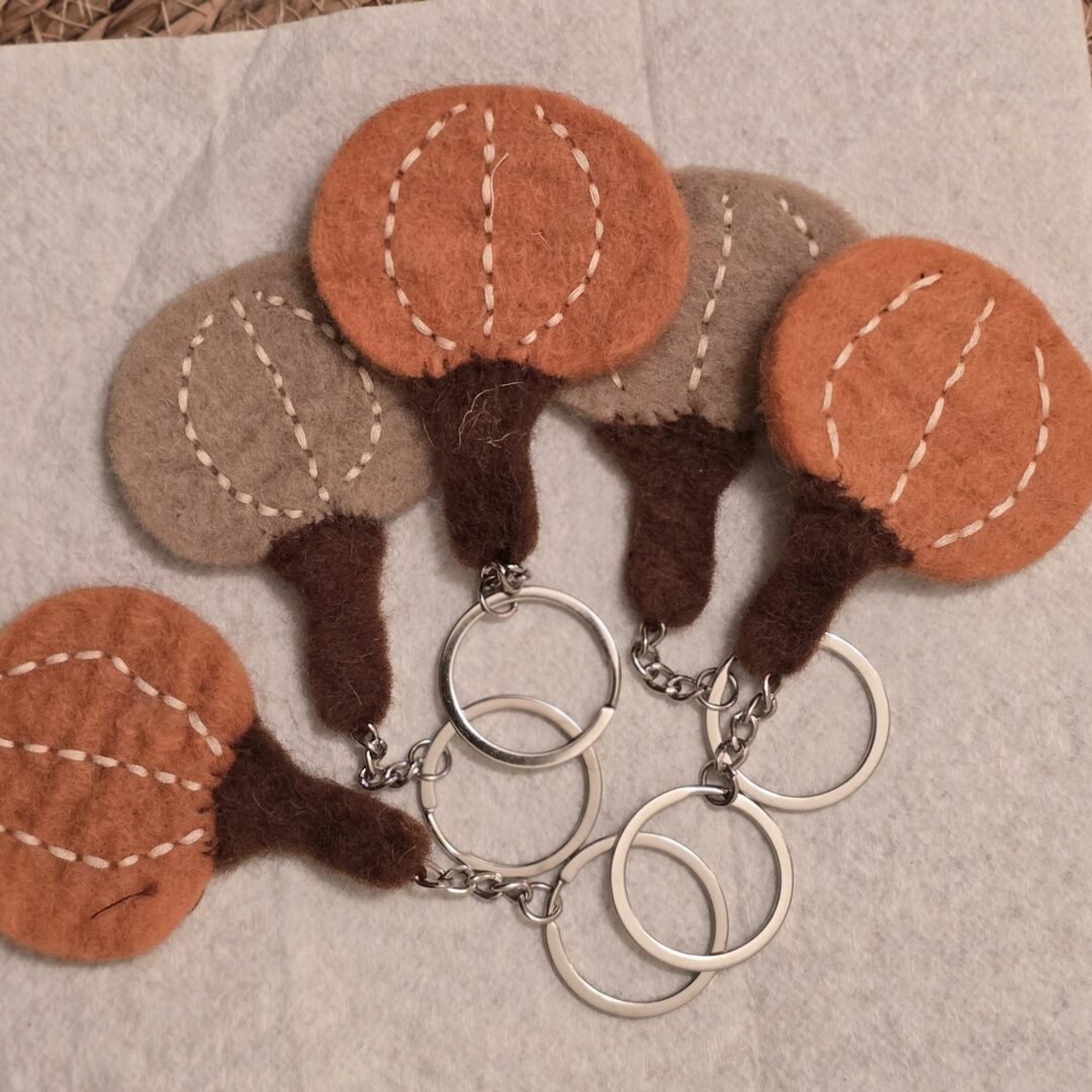 Felt Autumn Tree Keyring